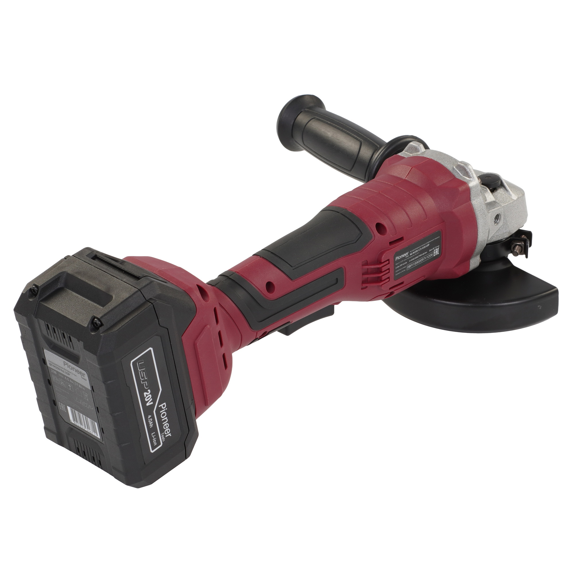 Углошлифовальная машина (УШМ) Pioneer AG-M20V-125-01B USP 9216865 STDN-0092056 - Вид №2