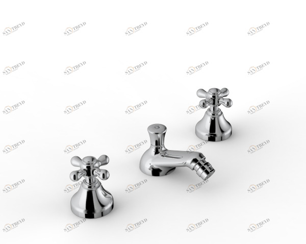 2002 BBX-060 Смеситель для биде Zazzeri 2002BBX060