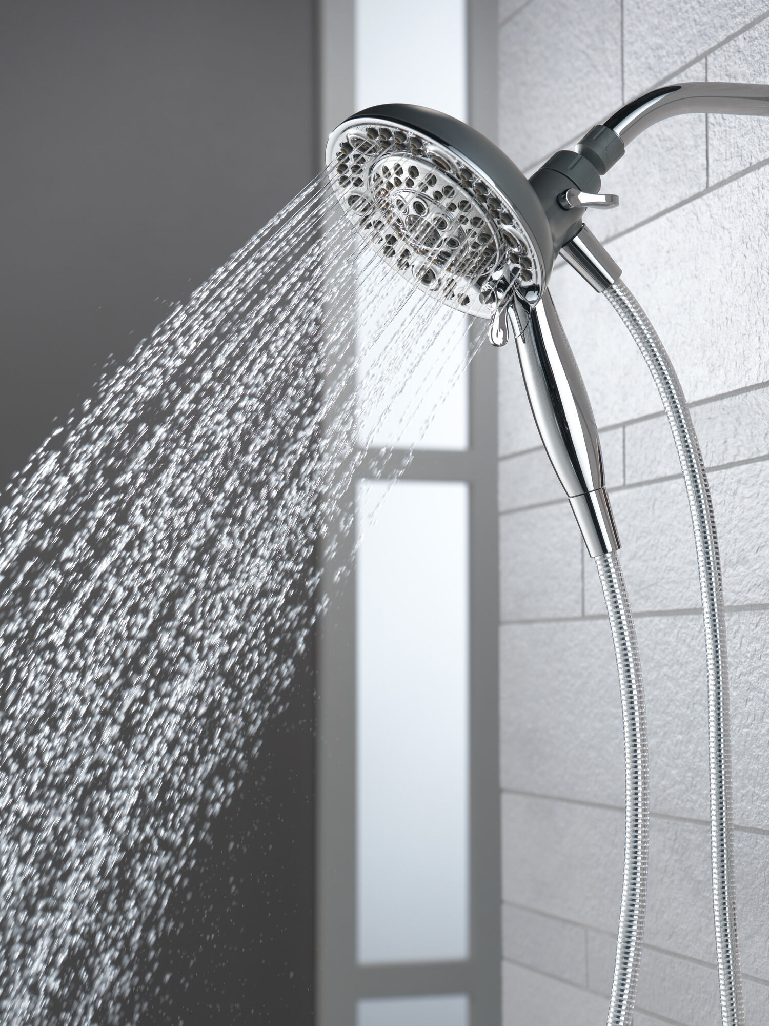 75587 In2ition® Душ 2 в 1 с 5 настройками Delta Faucet Universal Showering Хром  - Вид №7