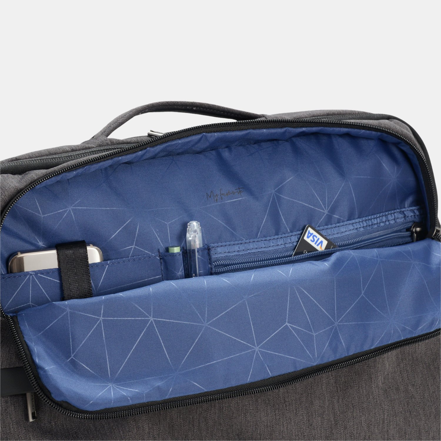 HMID06/640-01 Рюкзак HMID06 Focused Three Way Briefcase Backpack 15.6 RFID Hedgren Midway  - Вид №6
