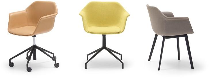 Andreu World Стул с обивкой и подлокотниками Gala So0718 - Вид №4