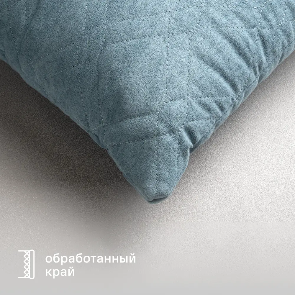 Подушка декоративная Linen Way 43x43 см цвет серебристый STLM-2045206 - Вид №4