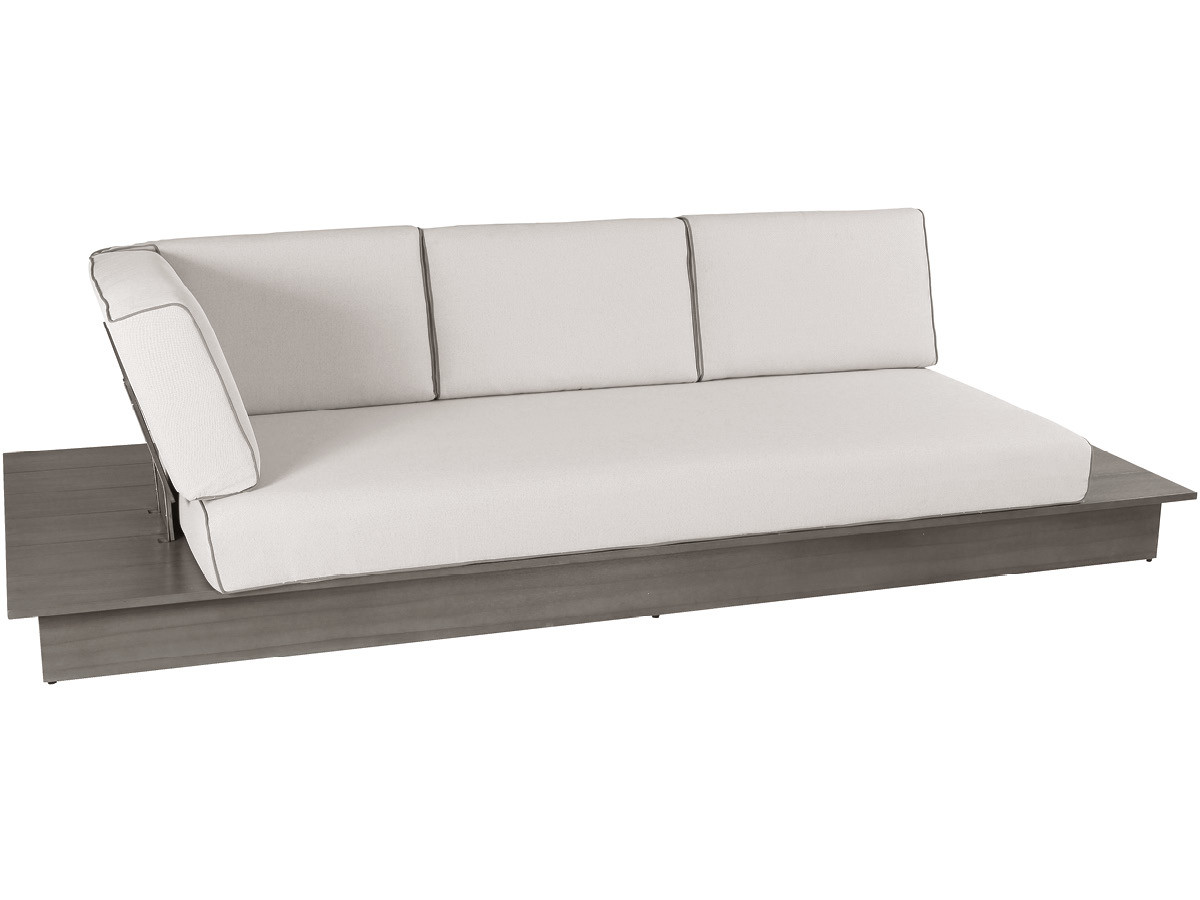 98.00.0703 La Villa Lounge Set Stone grey - вкл. 1x 3-местный с обивкой, 1x 2-местный с обивкой, 1x стол для отдыха Mbm  - Вид №1