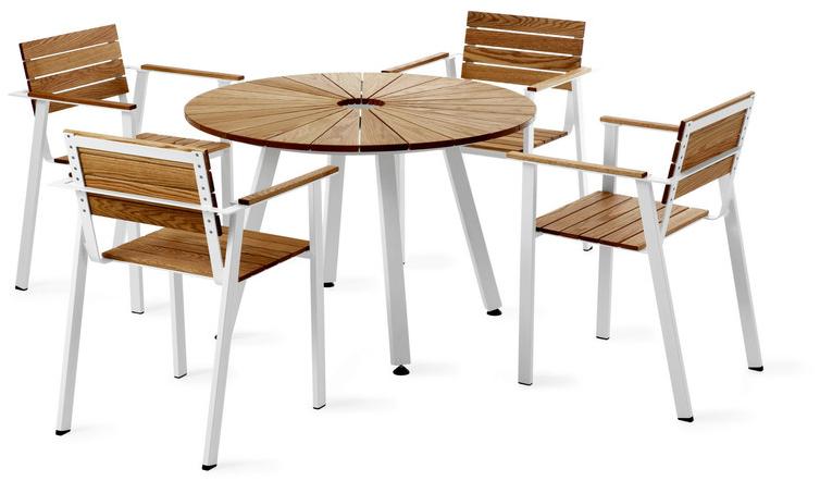 Nola Industrier Штабелируемый садовый стул с подлокотниками Sunset sun-id-1508492 - Вид №2