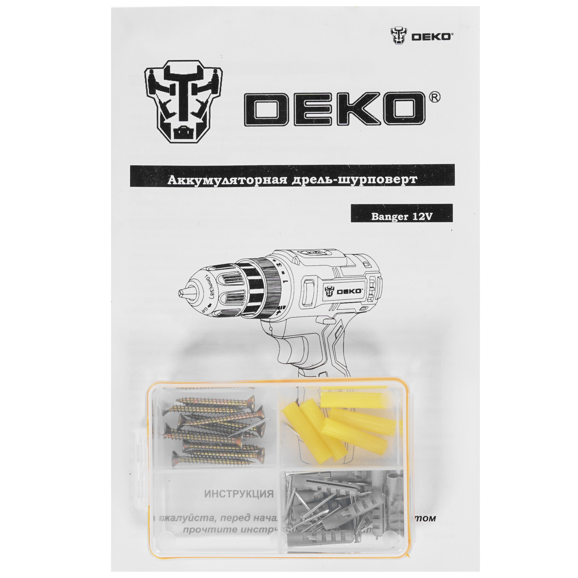 Дрель-шуруповерт DEKO Banger 12V 5304375 STDN-0055437 - Вид №6