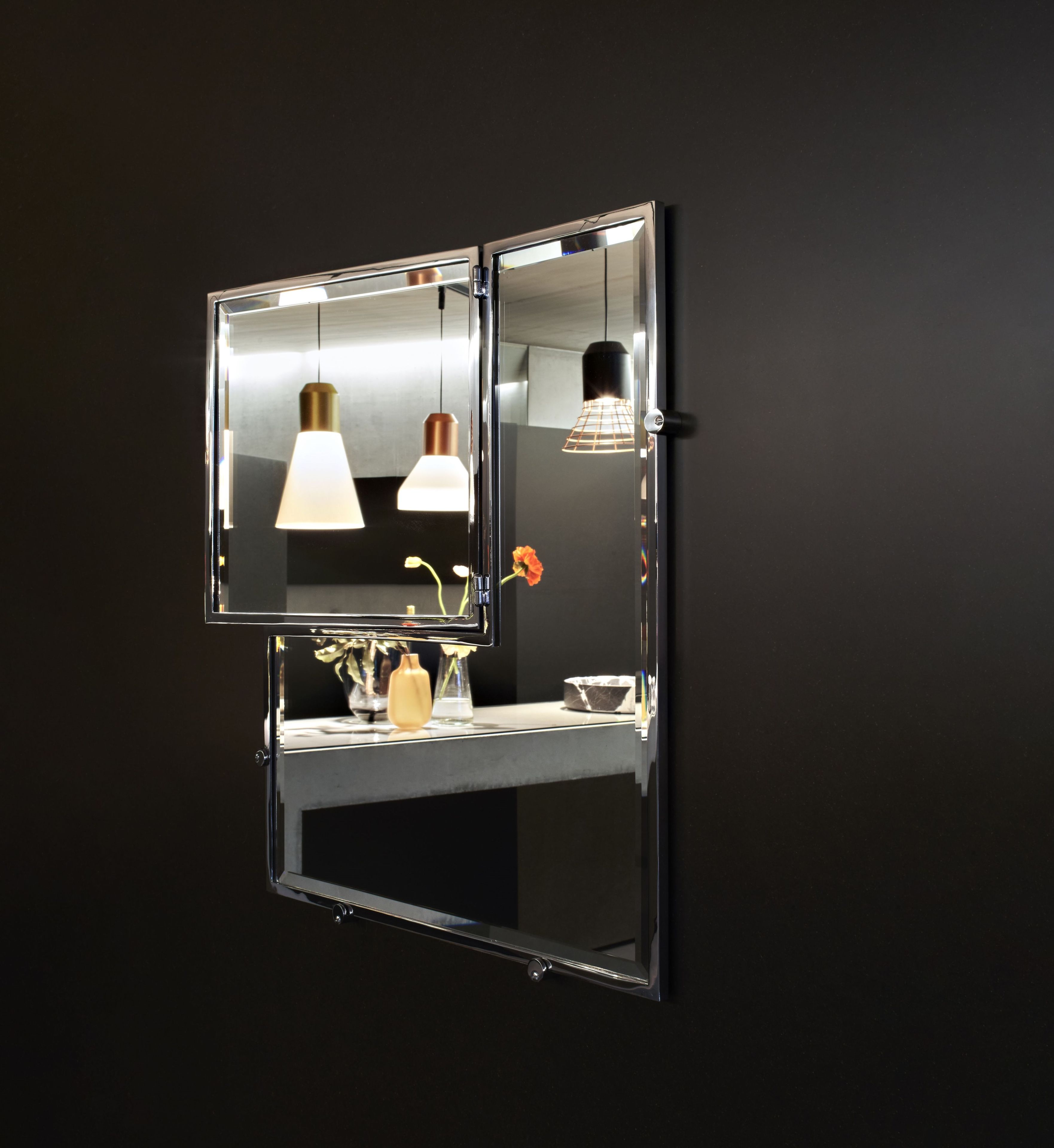 Прямоугольное зеркало из хромированной стали Classicon Castellar ARCH-00123845 - Вид №5