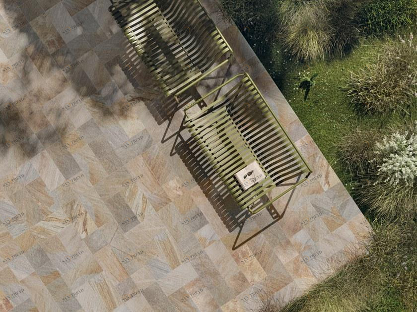 CERAMICHE KEOPE Пол из керамогранита с эффектом камня внутри и снаружи помещений Limes sun-id-1374983