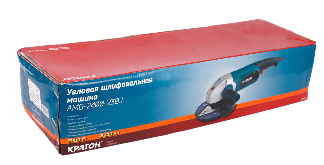 Углошлифовальная машина (УШМ) КРАТОН AMG-2400-230J 9145725 STDN-0016455 - Вид №4