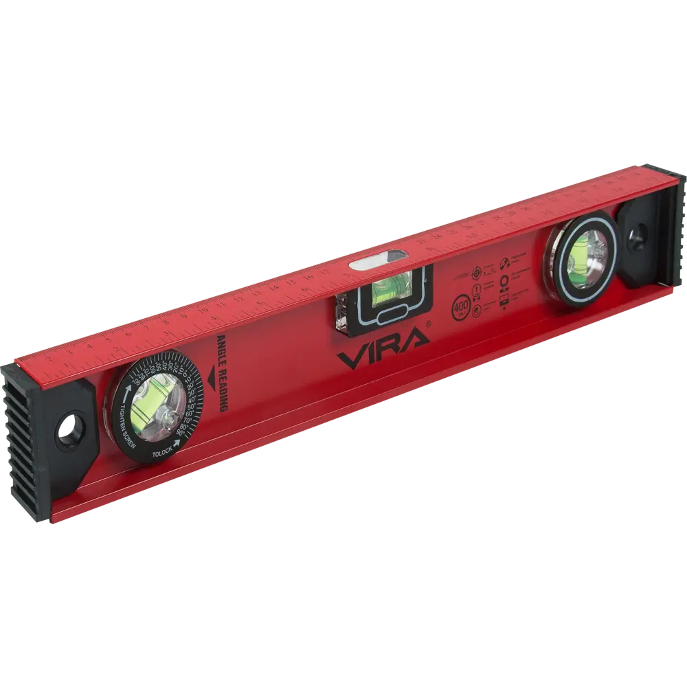 Уровень Vira 400 мм с 3 глазками STLM-2139051