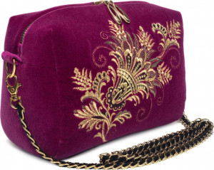 10660434 Торжокские золотошвеи Сумка "Лианет" бархат Разм. 15*22*11 Мод. 887 Рис. 2544 Бархат