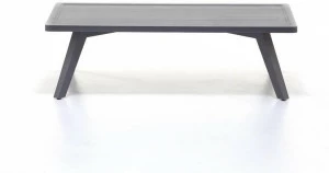 Gervasoni Низкий прямоугольный журнальный столик Gray