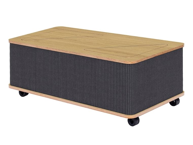 Низкий журнальный столик из войлока с колесами Askia THE CATCHER ARCH-00043317 - Вид №8