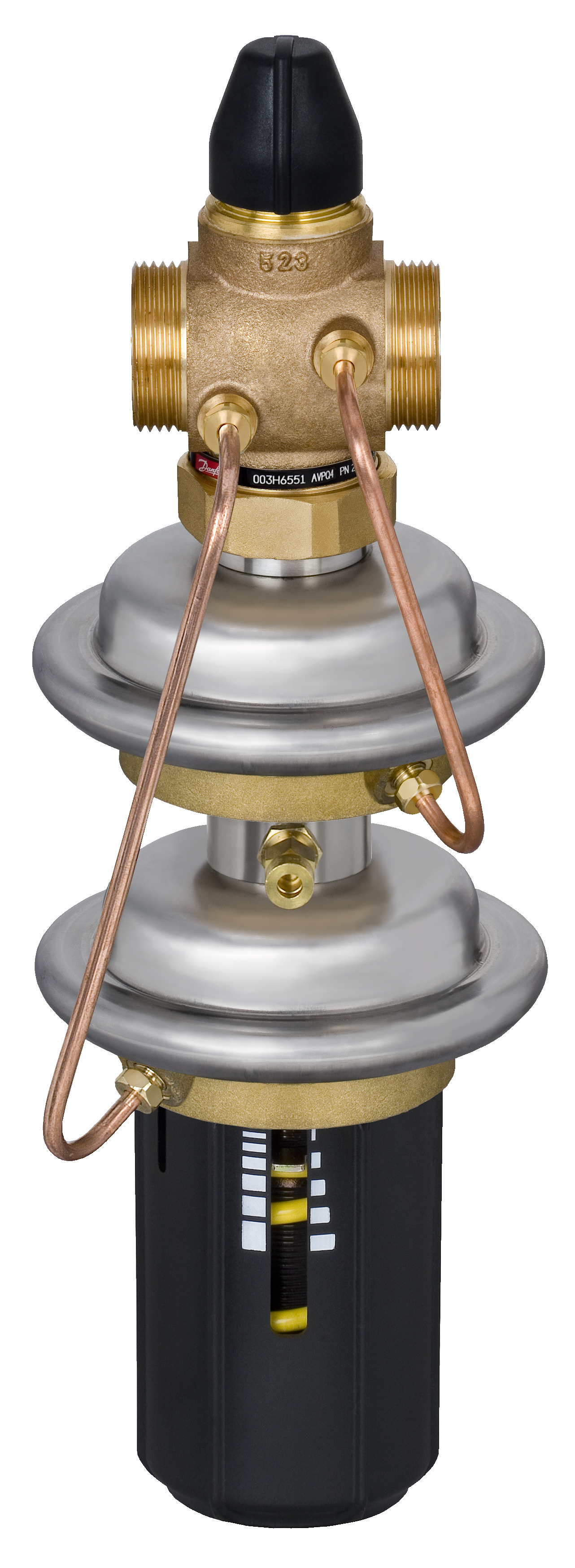 Danfoss Регулятор перепада давления AVPQ для монтажа на подающем трубопроводе РПД AVPQ 4PN25 50/20/0,3-2,0/0,2/резьб. 003H6562  - Вид №48