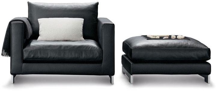 Molteni & C. Пуф из мягкой кожи Reversi sun-id-1375415 - Вид №1