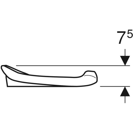 573338000 Сиденье унитаза Geberit Bambini для младенцев и маленьких детей Geberit  - Вид №4