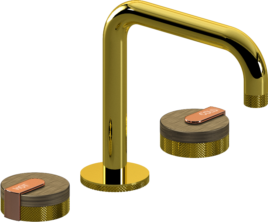 E-11511-R1VBB-L1RG-PB Смеситель для умывальника на 3 отвертия GRAFF MOD+