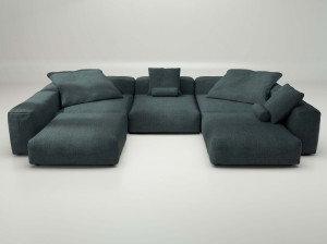 Модульный садовый диван