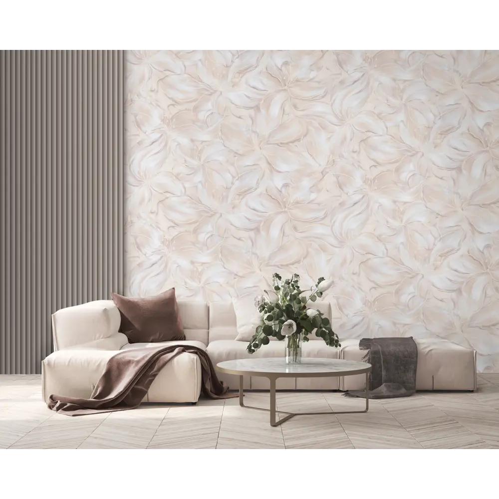 Обои флизелиновые Wallsecret Blanche бежевые 1.06 м 8935-23 89389737 STLM-2154861 - Вид №5