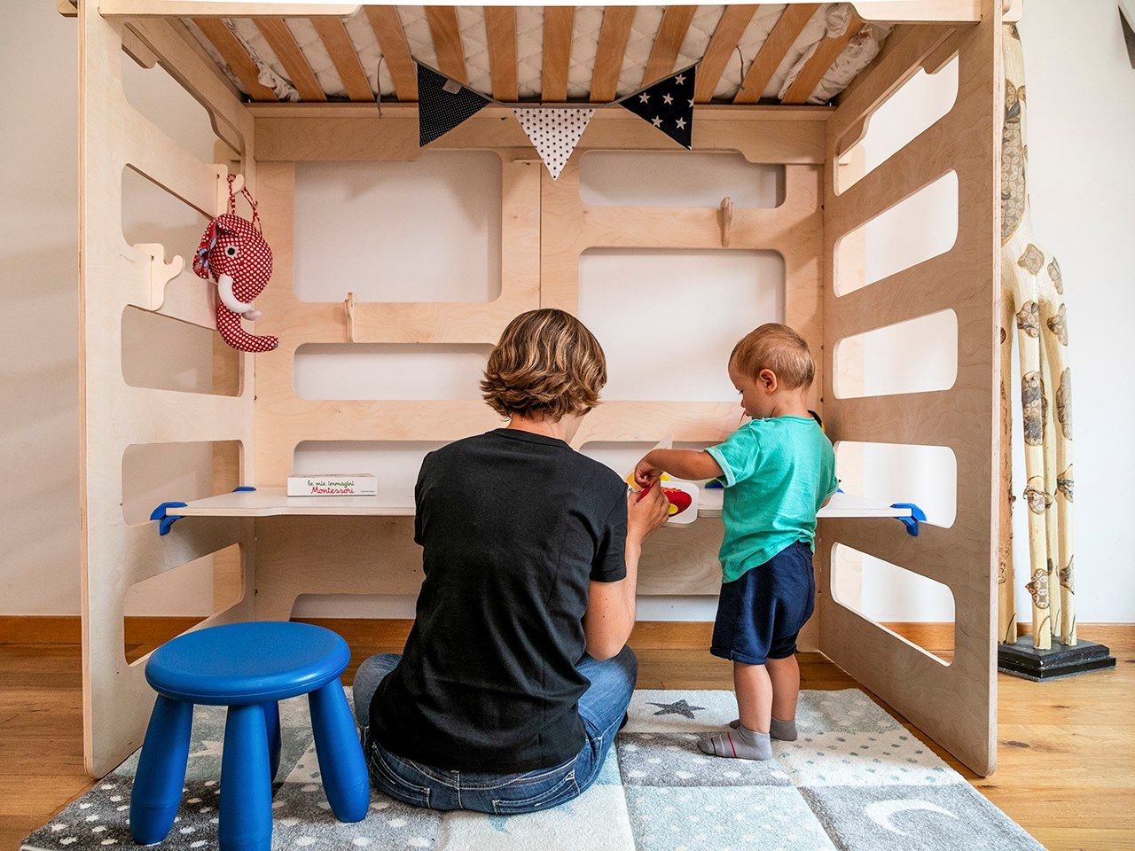 Односпальная кровать-чердак из березы Esposit ForKids ARCH-00149593 - Вид №4