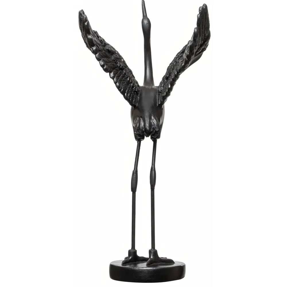 Статуэтка Цапля смола черный 30.8 см Santreyd STLM-2101602 - Вид №2