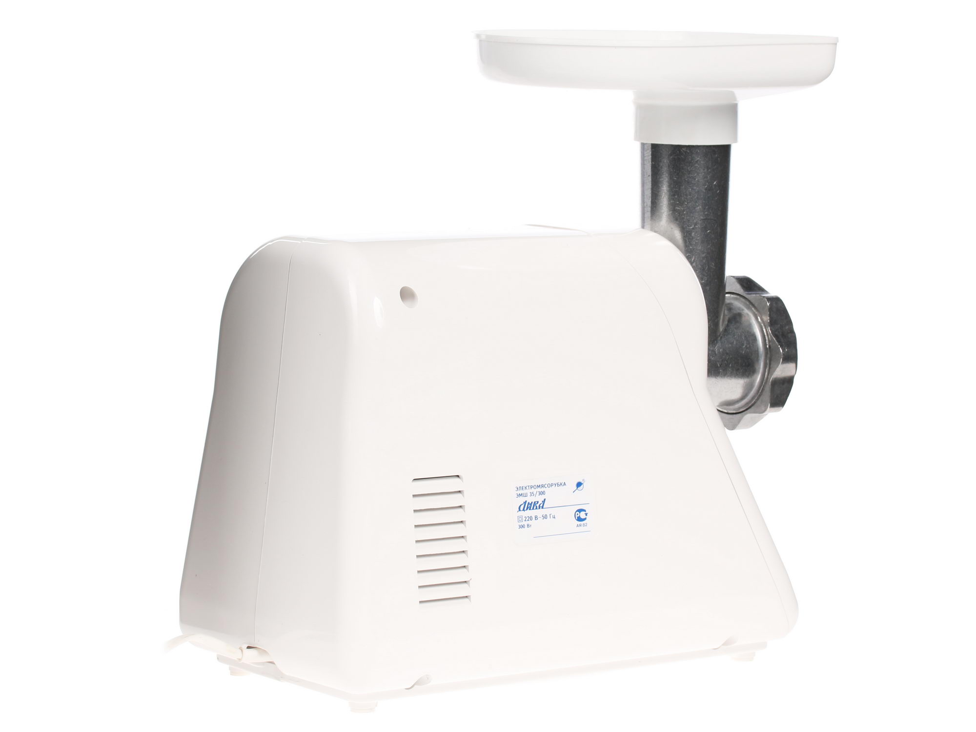 1014019 Мясорубка электрическая Ротор ДИВА  ЭМШ 35/300-1 белый STDN-0131752 - Вид №5