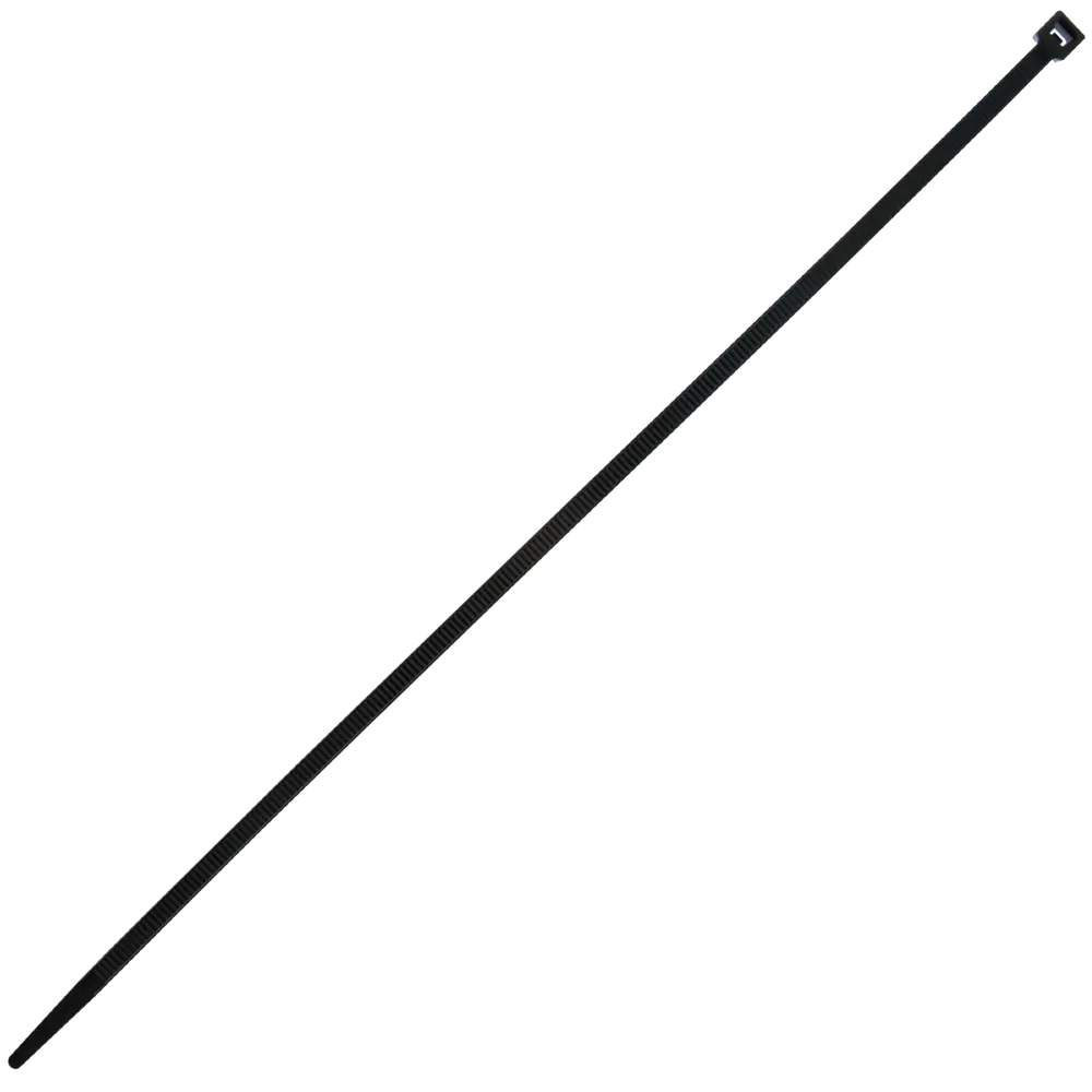 STANDERS Кабельные стяжки 4.8x290 мм черные атмосферостойкие (100 шт) 89124387 STLM-1102537