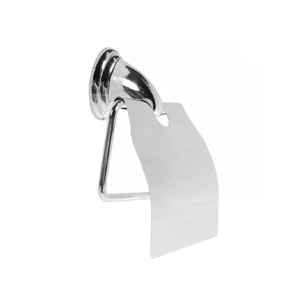 Держатель для туалетной бумаги DELPHINIUM Ханна с крышкой, хром 89379271 STLM-1580536 - Вид №2