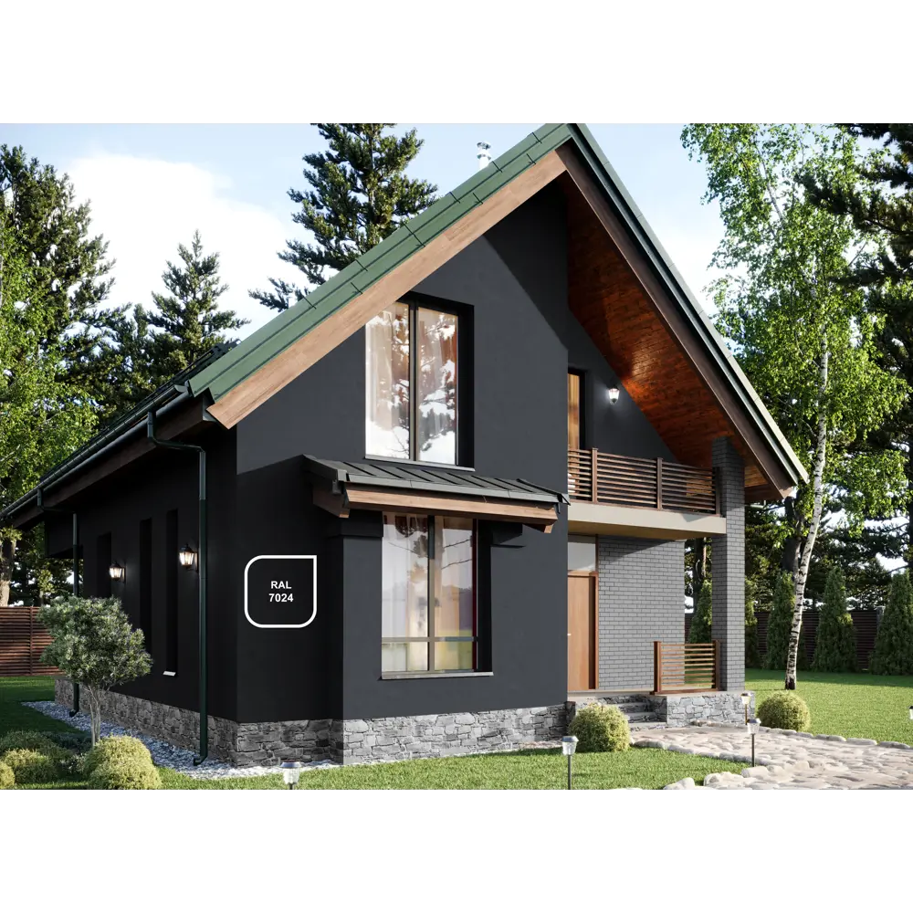 Краска фасадная Ореол матовая прозрачная база С 9 л STLM-2008875 - Вид №7