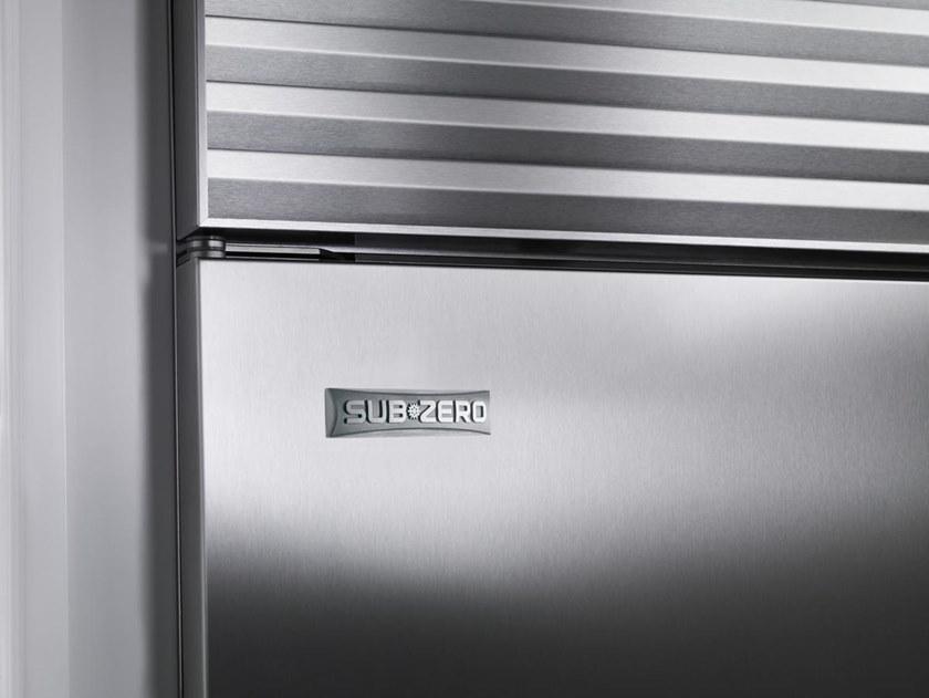 Sub-Zero Встраиваемый двухдверный холодильник из нержавеющей стали с диспенсером для воды класса a +  Icbbi-48sd/s/th  - Вид №3