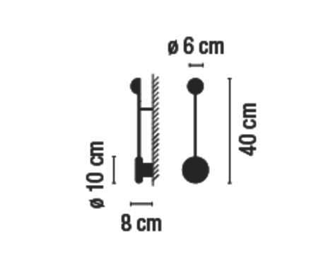 Регулируемый светодиодный настенный светильник Vibia ARCH-00114365 - Вид №8