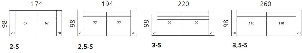 SOFTREND 3-х местный кожаный диван Newman sun-id-1384287 - Вид №3