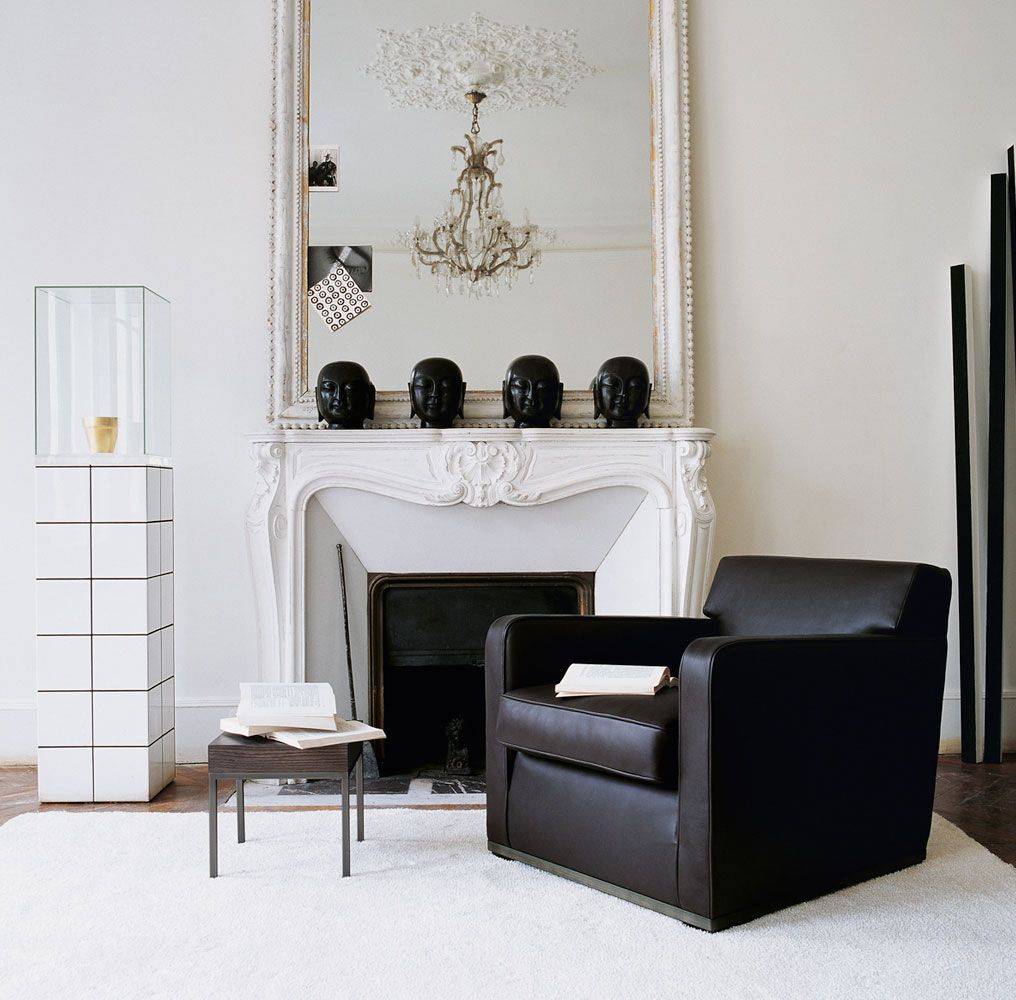 Кожаное кресло с подлокотниками Maxalto Imprimatur ARCH-00000825