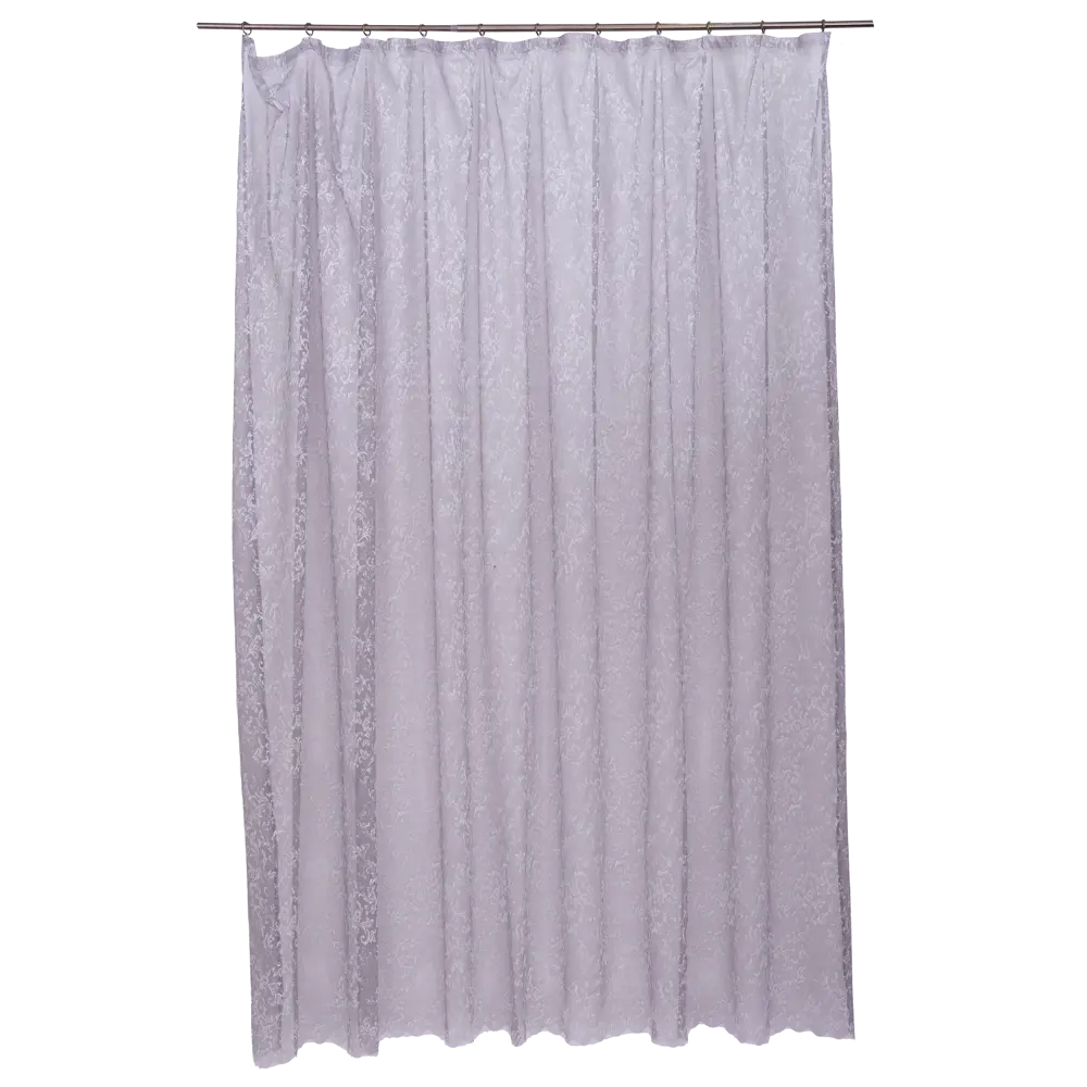 Тюль на ленте Aromo 300x280 см цвет серый MIAMOZA STLM-2149564 - Вид №1