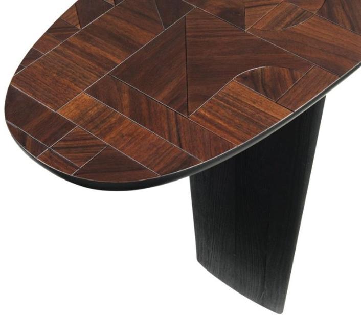 Roche Bobois Овальная консоль из массива дерева Nativ sun-id-1386956 - Вид №3