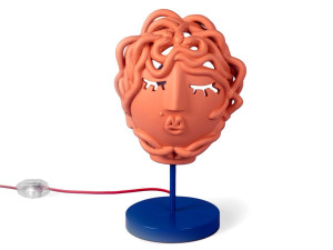 Терракотовая настольная лампа