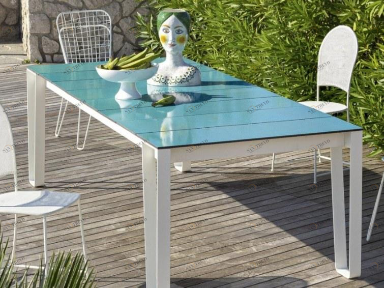 Gervasoni Прямоугольный стол со столешницей из вулканического камня Gervasoni outdoor sun-id-1458394