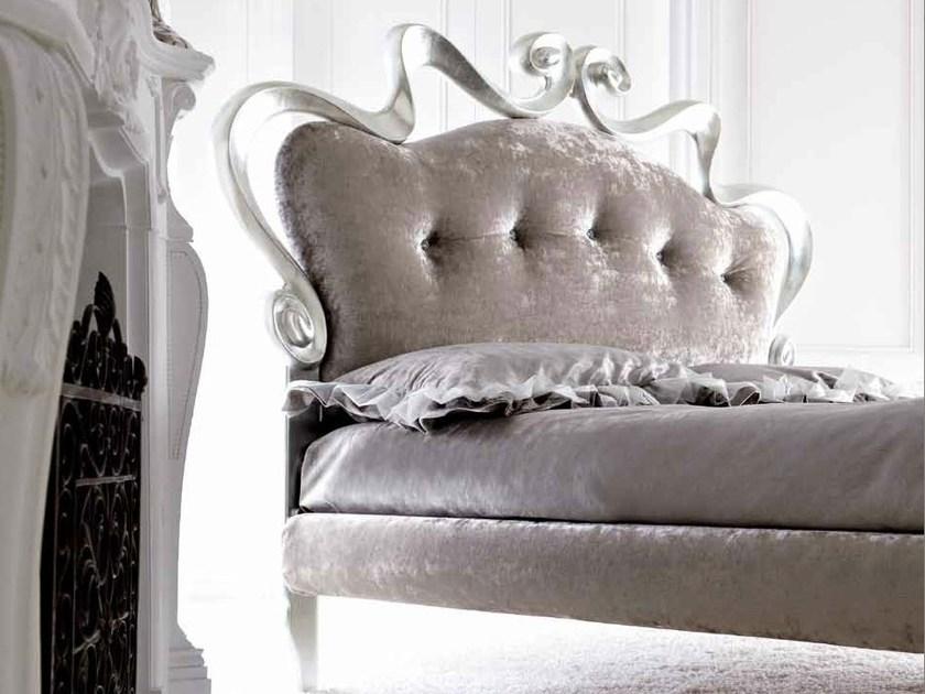 CorteZari Двуспальная кровать из кожи с обитым изголовьем Elegance sun-id-1503995 - Вид №2