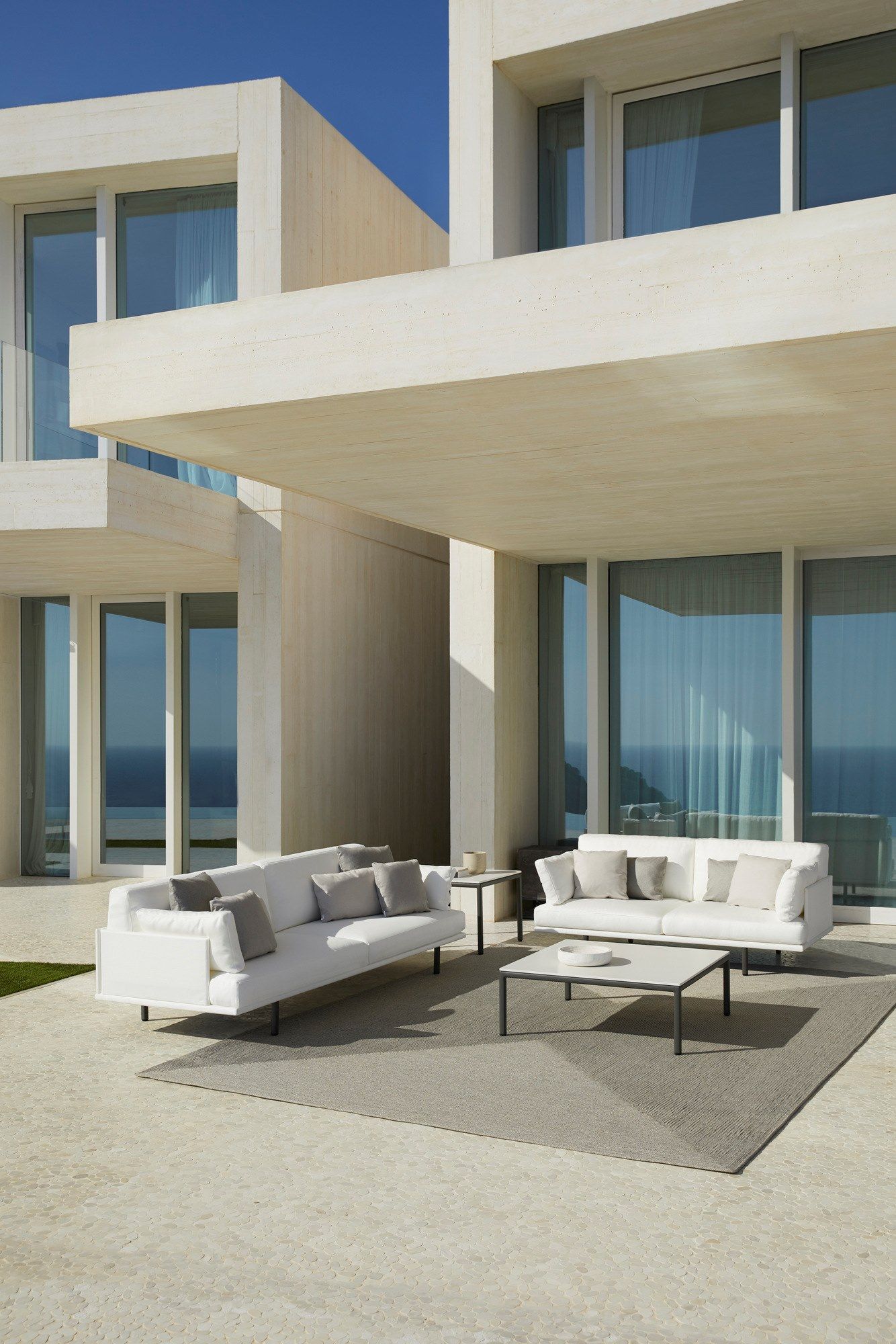 2-местный тканевый садовый диван POINT Лонг-Айленд ARCH-00074866 - Вид №2