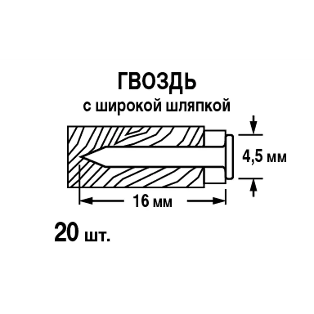 Финишные гвозди Santreyd для мебели и декора 5×10 мм 88905868 STLM-1010010 - Вид №4