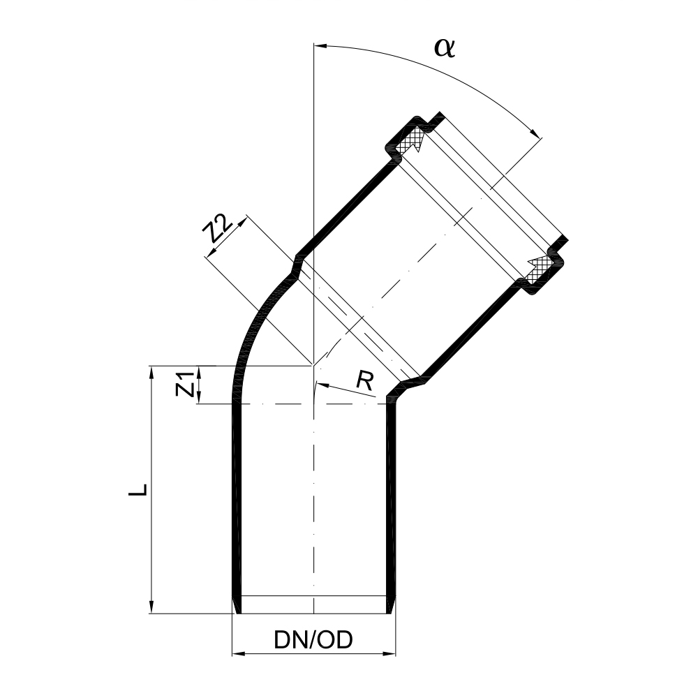 02112 Отводы Tece  - Вид №1