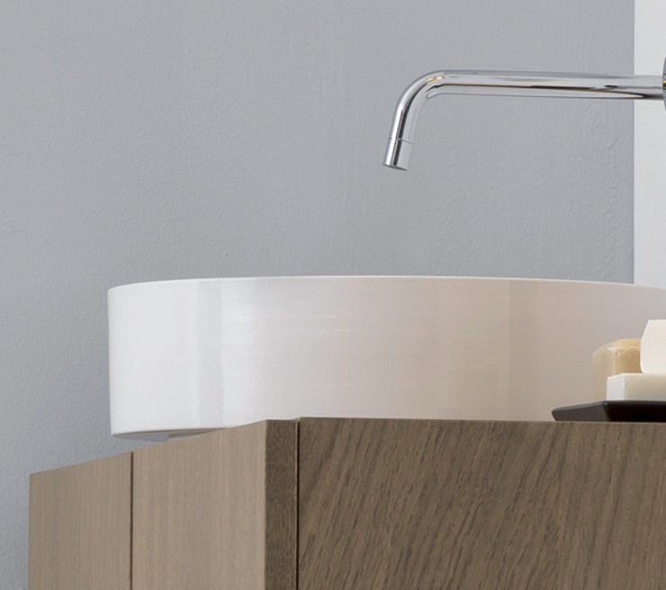 comp-round Накладная раковина на столешницу  круглая Ex.T  - Вид №3