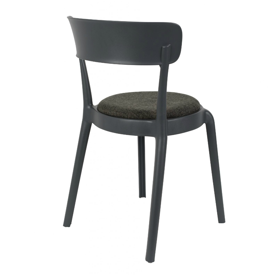 Стул Hoppe Comfy, темно-серый White Label Living 1100352 - Вид №5