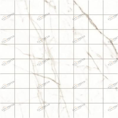 Мозаика Black & White K-60/NR(LR)/m01 White 30x30 Kerranova sun-id-328937