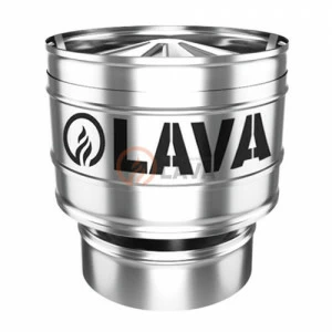 Оголовок-дефлектор LAVA 130/200, нерж. 439 (0,5)