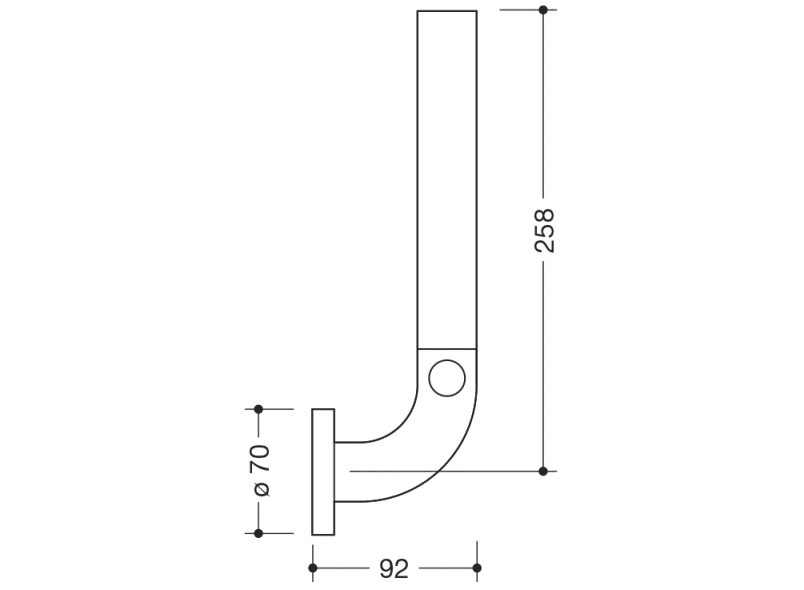 801.21B202 запасной держатель бумаги HEWI Edition matt | Polyamid  - Вид №5
