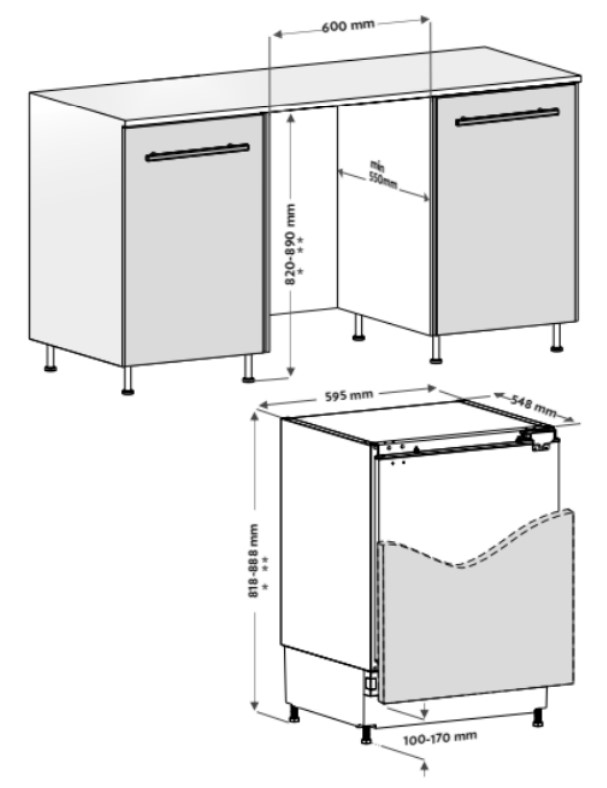 9240887 Встраиваемый холодильник EXITEQ EXR-206 STDN-0072716 - Вид №4