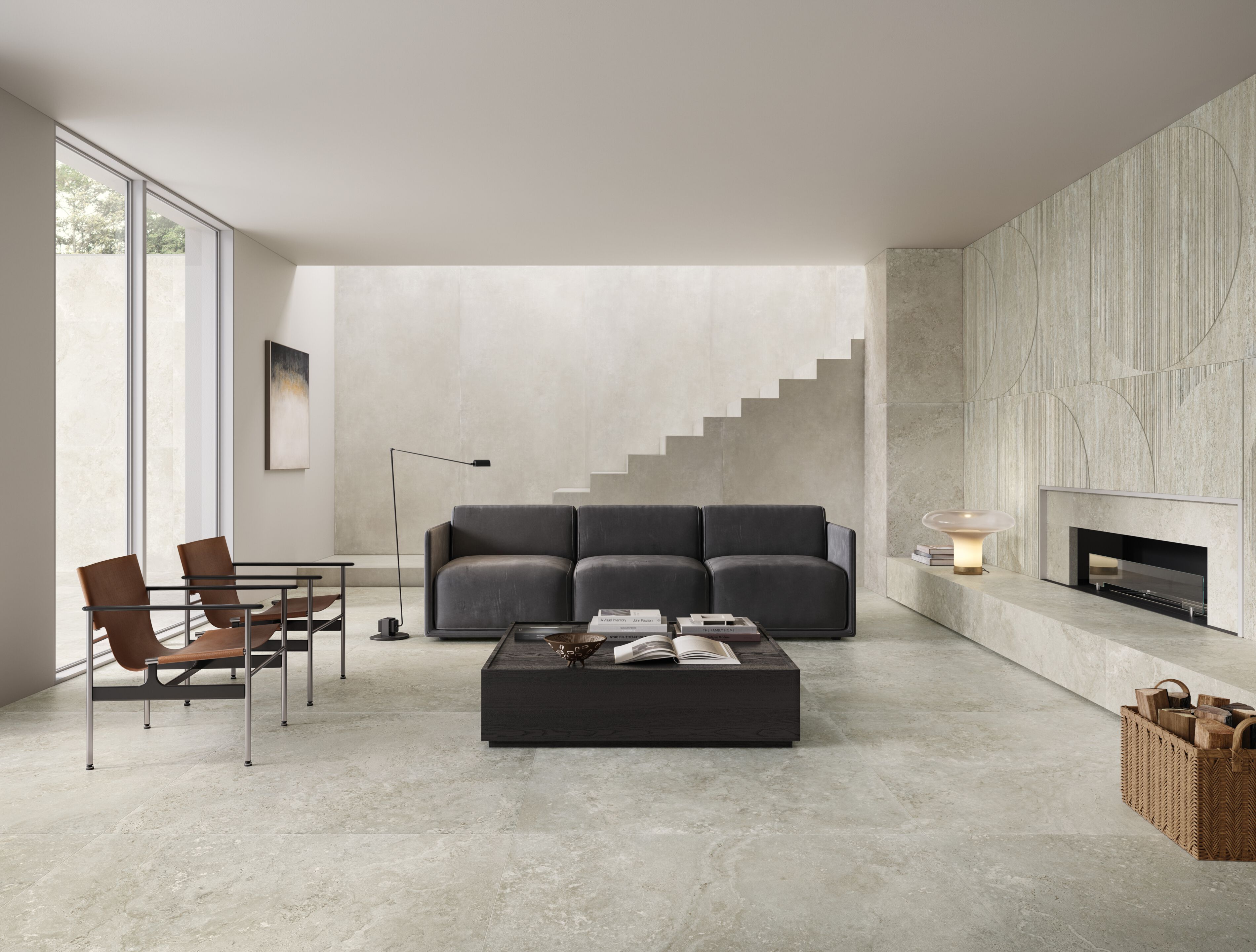 Напольное / керамогранит с эффектом травертина Italgraniti травертины ARCH-00056109