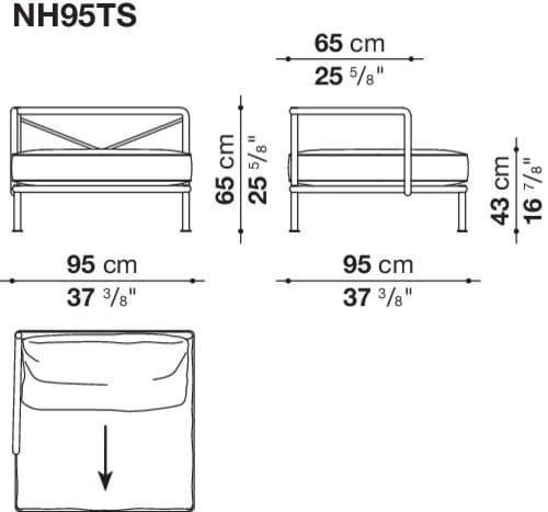 Садовый диван B&B Italia Outdoor Nooch ARCH-00068849 - Вид №7