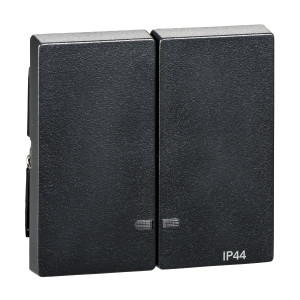 MTN3424-0414 Клавиша двойная , антрацит Schneider Electric Merten System M