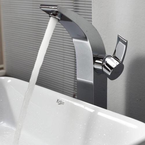 KCV121-KEF14700CH Накладная раковина на столешницу  прямоугольная Krausru  - Вид №6